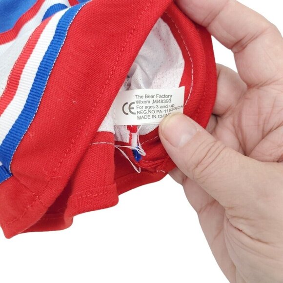 Build a Bear‎ Hockey Jersery & Black Shoes Smaller Size Mini Sports Outfit Shoes - Picture 6 of 6